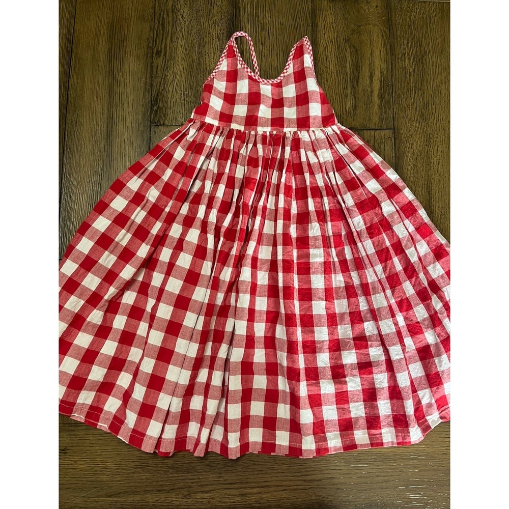 Dollcake Dress Size 4 Red & White Gingham Summer Dress